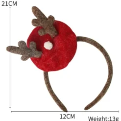 1 st juldekoration plysch pannband, plysch horn pannband><noscript><img width=