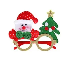 18 st julglasögon med glitter, festglasögon, juldekoration, kostymhattar till jul><noscript><img width=