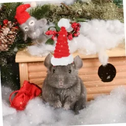 #2 st julhatt för katt kanin tomteluva tomteluva jul #> Huvudbonader