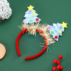 2 st Julhårband för Kvinnor Flickor Daglig Användning, Fotorekvisita Festlig Maskerad Cosplay Håraccessoarer> Huvudbonader