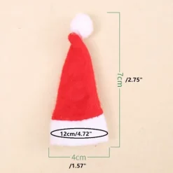 10 st jultomteluvor för dockor, festlig tomteluva KLB> Tillbehör