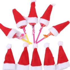 10 st jultomteluvor för dockor, festlig tomteluva KLB><noscript><img width=