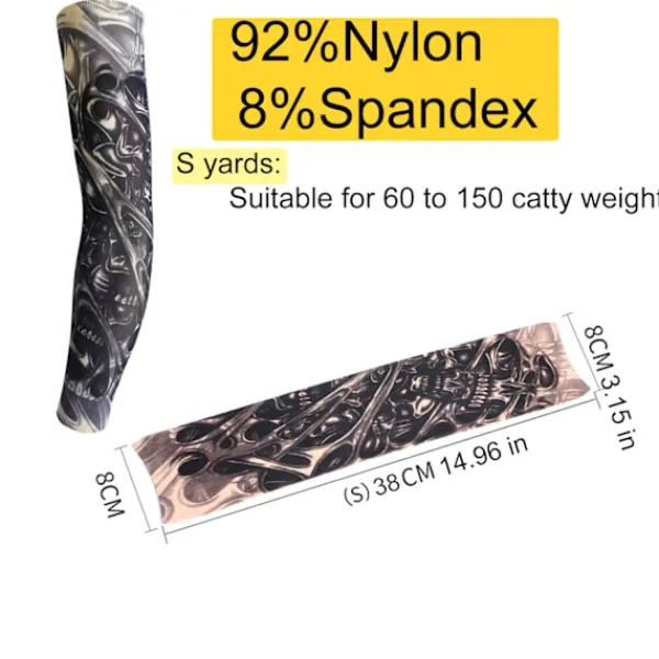 8 st kombinationsblommor armtaturing ärmar sömlösa utomhuscykling taturing solskyddsärmar cykling taturing ärmar> Smink