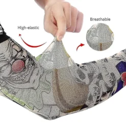 6 st Konst Arm Fake Tatuering Ärmar Skydd För Unisex Fest Cool Man Kvinna Mode Tatueringar & Kroppskonst Temporär Vattentät cy><noscript><img width=