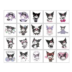 Estone 20 st Kuromi Tatuering Klistermärken Födelsedagsfest Favörer Godisväska Fyllningar> Smink