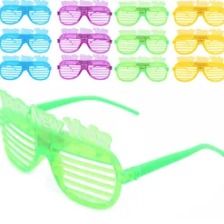 12 st LED Lysande Glasögon Fest Bar Festivaler Rekvisita Tillbehör Glasögon Nyår><noscript><img width=