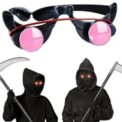 1 st LED Lysande Självlysande Glasögon Roliga Röda Ögon Cosplay Tillbehör Fest> Tillbehör