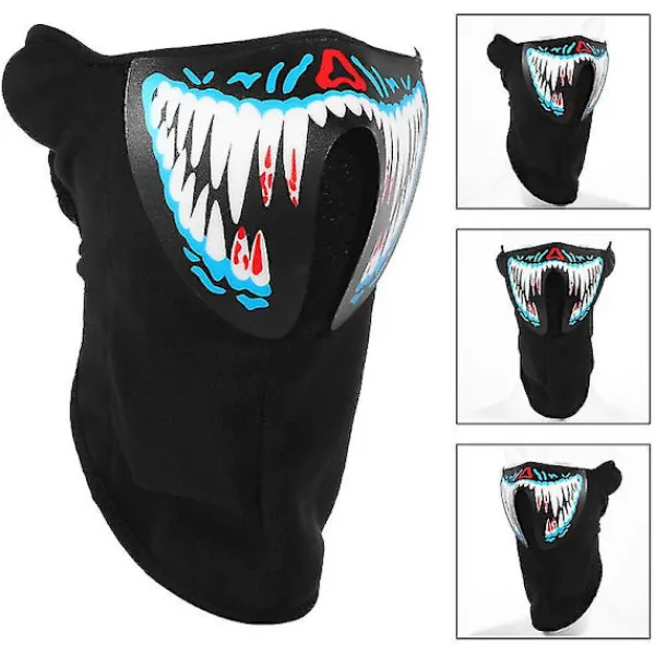1 st LED-belyst Mask> Masker