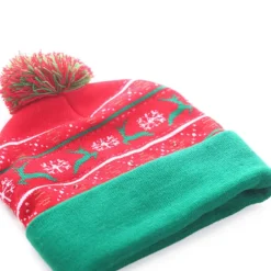 2 st LED-stickade julmössor med flang, boll och> Tillbehör