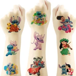 20 st Lilo och Stitch Temporära Tatueringar Klistermärken Godispåse Förmåner> Smink