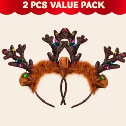 EURL 2 st Ljusa Renband med LED, Julband för Juldekorationer och Festfavörer><noscript><img width=