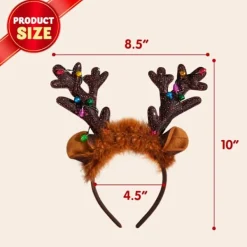 EURL 2 st Ljusa Renband med LED, Julband för Juldekorationer och Festfavörer><noscript><img width=