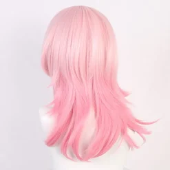 1 st Lång Rak Rosa Peruk för Honkai Star Rail 7 Mars Cosplay><noscript><img width=
