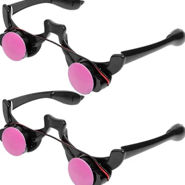 2 st Lysande Glasögon LED Ljusglasögon Självlysande Glasögon Clown Lysande Glasögon för Julfest Roliga Glasögon Rekvisita> Tillbehör