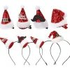 8 st Mini Julhatt Hårklämma Julhatt Hårband Glitter Tomtehatt Hårklämmor Hårprydnad Hårband Tomtehatt för Barn Vuxna Jultomte> Tillbehör