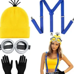 4 st Minions Halloween Kostymtillbehör för Vuxna> Tillbehör