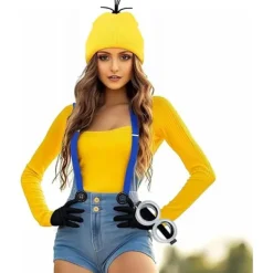 4 st Minions Halloween Kostymtillbehör för Vuxna><noscript><img width=