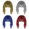 4 st Mode Folie Glitter Peruker Hårperuker Cosplay Peruker Unisex Hårperuker för Fest> Peruker