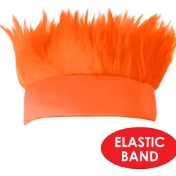 1 St Orange Hårig Huvudband Hatt För Examen Skolanda Sportsliga Evenemang Tailgate-Fester Halloween Kostymtillbehör><noscript><img width=