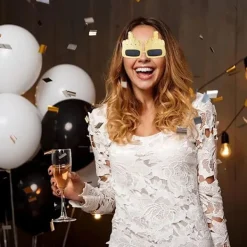 2 st Partysolglasögon med fingerpartyrekvisita Roliga glasögon Roliga glasögon Hipster solglasögon Vuxna barn fest Fancy dress kostymtillbehör><noscript><img width=