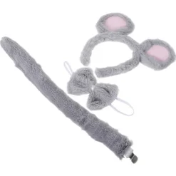 FMYSJ 3 st Plysch Mus Kostym Pannband med Öron, Fluga & Svans – Söt Tecknad Djuraccessoar för Halloweenfest Cosplay Utklädning för Vuxna (FMY) 23.00X18.00X1.50CM | Fyndiq><noscript><img width=