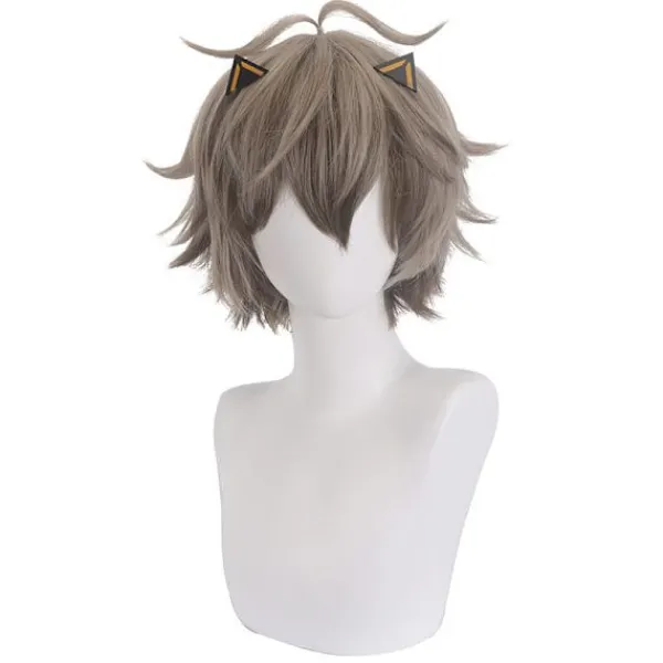 1 st Rektor Shengda Rainbow Club virtuell värd Alban Knox cos> Peruker