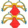 9393114884552 2 st Roliga Clown Glasögon Rekvisita Nyhet Clown Glasögon med Näsa för Halloweenfest> Tillbehör