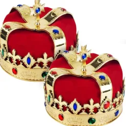 2 ST Roliga Partyhattar Namn: Kunglig Juvelerad Kungakrona - Co,ZQKLA> Huvudbonader