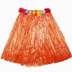 5 st/ set Hawaii Fancy Dress Gräskjol RÖD><noscript><img width=