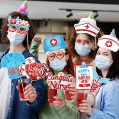 OCEAN 30 st Sjuksköterska Fotobås Rekvisita Sjuksköterska Examensfest Dekoration Fotobås Rekvisita Sjuksköterska Selfie Rekvisita><noscript><img width=