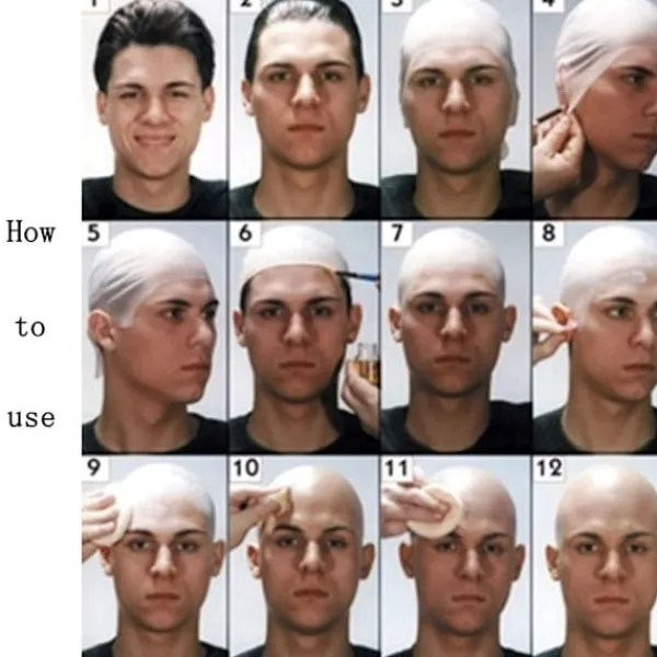 1 st Skallig Hätta för Smink STOR STOR -FA-> Smink