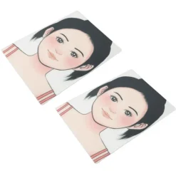 2 st smink ansiktsmålning övningstavla tvättbar återanvändbar ansiktsmålning övningstavla för scen hem> Smink