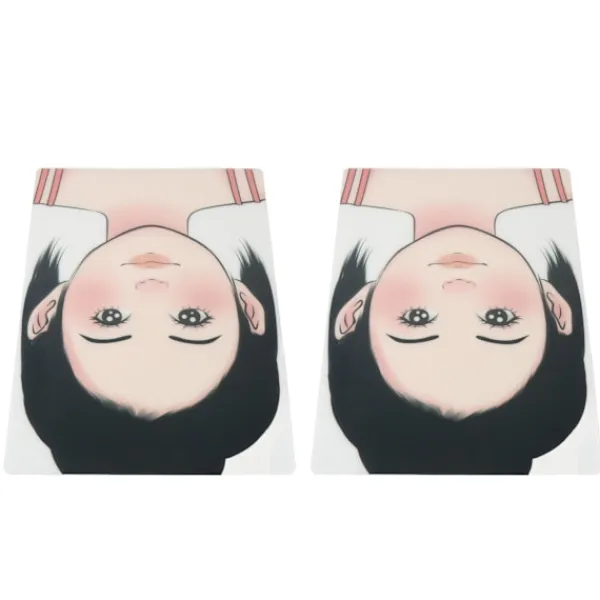 2 st smink ansiktsmålning övningstavla tvättbar återanvändbar ansiktsmålning övningstavla för scen hem> Smink