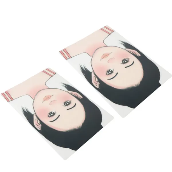 2 st smink ansiktsmålning övningstavla tvättbar återanvändbar ansiktsmålning övningstavla för scen hem> Smink