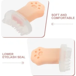 2 st Sminkverktyg för Ögonfransschabloner Återanvändbara Kosmetika Bottenstämpel><noscript><img width=