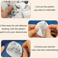 2 st sömnadsroderipapper Hand sömnadsstailisatorer><noscript><img width=