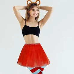 3 st Söt Chipmunk-Öron Hårband Tillbehör Set för Cosplay Halloween Djurdräkt Fest><noscript><img width=