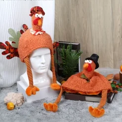 FMYSJ 1 st/2 st Thanksgiving 3D kalkonhattdekoration, lämplig för män och kvinnor, plyschhattdekoration, lämplig för Thanksgiving-fester, Thanksg (FMY) 1pc female | Fyndiq> Huvudbonader