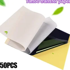 50 st Tattoo Masters Stencil Transfer Paper Hectograph Tattoo Supplies 50PCS> Smink