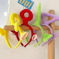 unbranded 4 st Teletubbies pannband Anime tecknad hårband söt tredimensionell hårband> Huvudbonader