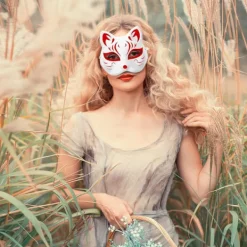 10 st Therian Mask Katt Räv Mask Therian Halloween Mask Therian kostym för barn Vuxna Tom mask för semesterfest & Therian><noscript><img width=