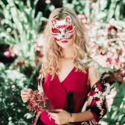 10 st Therian Mask Katt Räv Mask Therian Halloween Mask Therian kostym för barn Vuxna Tom mask för semesterfest & Therian><noscript><img width=