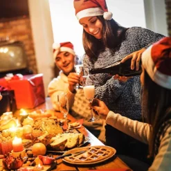 12 st Tomteluvor - Julfest Hattar Maskerad Julluvor eller Tomtekostym för Julfest Kontorsfest Tomteluva Bulk> Huvudbonader