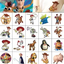 Estone 20 st Toy Story Tatuering Klistermärken Födelsedagsfest Favörer Godisväska Fyllningar> Smink