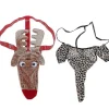 2 st Trosor Herr Underkläder T-Ryggstringkalsonger Herr Sele Elefant G-String T-String Tanga> Dräkter