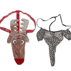 2 st Trosor Herr Underkläder T-Ryggstringkalsonger Herr Sele Elefant G-String T-String Tanga> Dräkter