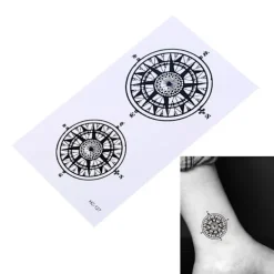 1 st Vattentät Temporär Tatuering Räv Kroppskonst Sexig Harajuku För Man Kvinna Henna Falska Flash Tatuering Klistermärken> Smink