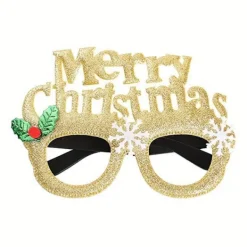 FMYSJ 12 st Vibrerande Julpartyglasögonrekvisita - Hållbara, Nyhet Julfotobås Glasögonramar med Allmän Passform, Inga Fjädrar, (FMY) 12pcs><noscript><img width=
