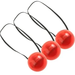 3 st Vuxen Barn Ljus Lysande Röd Näsa Led Clown Näsa Utklädningsrekvisita Scenrekvisita><noscript><img width=