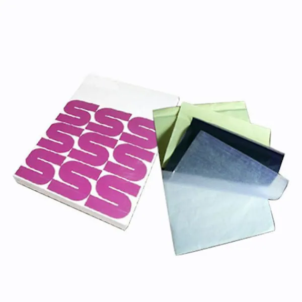 100 st/set A4-storlek tatueringspapper termisk stencil kolpapper papper extra tatuering överföringspasta> Smink